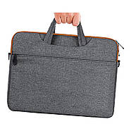Сумка для ноутбука Dux Ducis LBJC Shoulder Bag for 15.5"-16" Dark Grey, фото 4