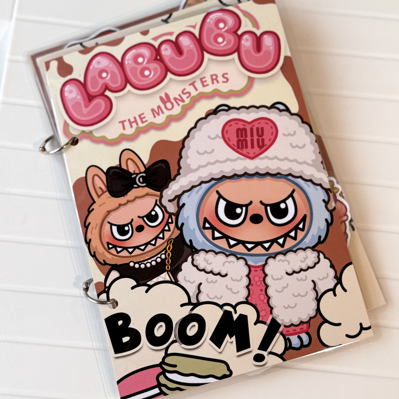 Книга на липучках Labubu Лабубу Тока Бока