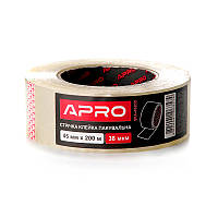 Стрічка клейка пакувальна 38мкм 45мм 200м APRO