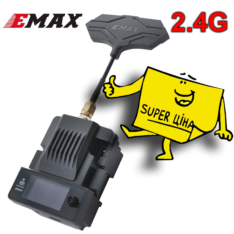 Передавач EMAX Aeris Link Micro Emax ELRS 2.4G, 1000mW ( XT30 5-21V), OpenTX, CRSF модуль передавача, фото 1