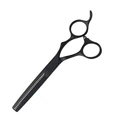 Ножиці філірувальні Olivia Garden Silk Cut 6.35"T Eur Thinner, чорні матові (OGSSC635)