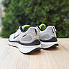 Чоловічі кросівки Nike Zoom Light Grey Світло Сірі Взуття Найк Зум текстиль демісезон, фото 9