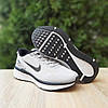 Чоловічі кросівки Nike Zoom Light Grey Світло Сірі Взуття Найк Зум текстиль демісезон, фото 8