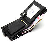 Класичне чоловіче портмоне з натуральної шкіри ST Leather В102 Чорний, фото 9