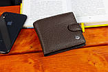 Коричневе чоловіче портмоне з натуральної шкіри з фіксацією ST Leather ST103, фото 8