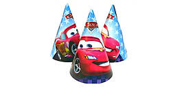 Ковпак святковий 15 см, "Тачки червоні"