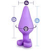 Анальна пробка PLAY WITH ME CANDY HEART DO ME PURPLE, фото 6