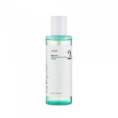 Кислотний тонер для обличчя ANUA BHA 2% Gentle Exfoliating Toner 150ml