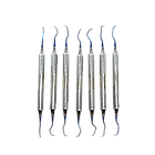 Набір Кюрет Грейсі, 7 штук (титан) / Set of Gracey Сurettes, 7 pcs (titanium), фото 2