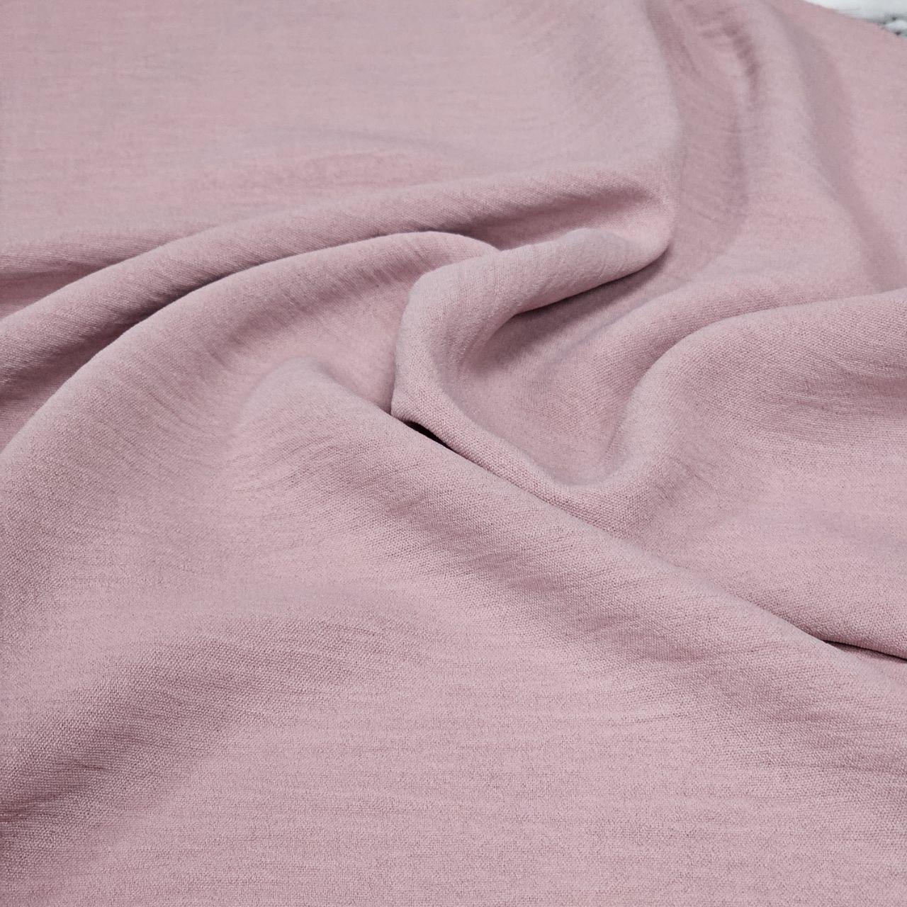 Тканина Американський креп жатка Пудра, фото 1