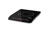 Плита індукційна настільна одна конфорка Zilan ZLN8078 з сенсорним керуванням 2000 Вт, фото 3