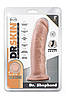 Фалоімітатор реалістичний Dr. Shepherd Blush, з присоскою, силіконовий, бежевий, 20 х 5 см, фото 5