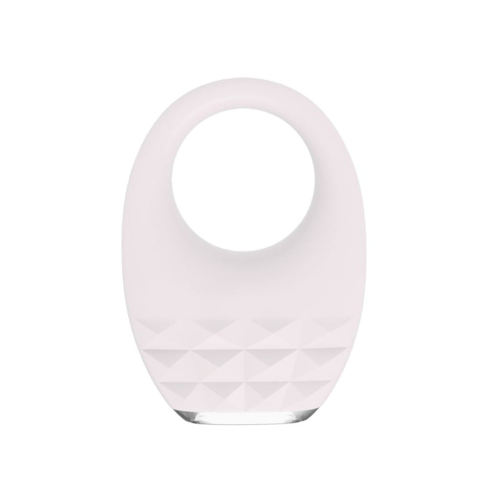 Вібраційне ерекційне кільце Every Night Toys з підсвічуванням, біле, фото 1