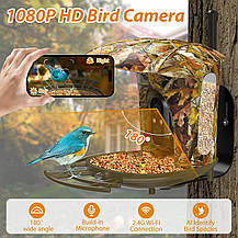 Уцінка Розумна годівниця для птахів Lollyes з камерою HD 1080P, Amazon, Німеччина, фото 5
