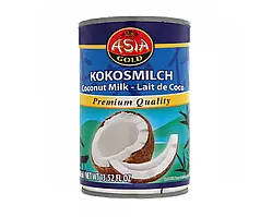 Asia Gold/Кокосове молоко (м'якоть кокосового горіха консервована), 400 мл