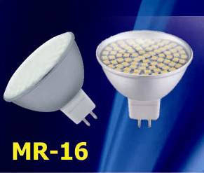 Лампа діод. LUMEN LED JCDR 3W MR16 18LED 220V 4100K G5.3 матів. алюм.