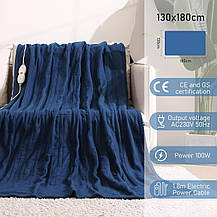 Електроковдра плед Ковдра з електропідігрівом, велика, 130 x 180 см, Німеччина, фото 5