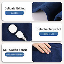 Електроковдра плед Ковдра з електропідігрівом, велика, 130 x 180 см, Німеччина, фото 3