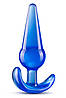 Анальна пробка конічної форми із стопером Blush b yours синя, фото 2