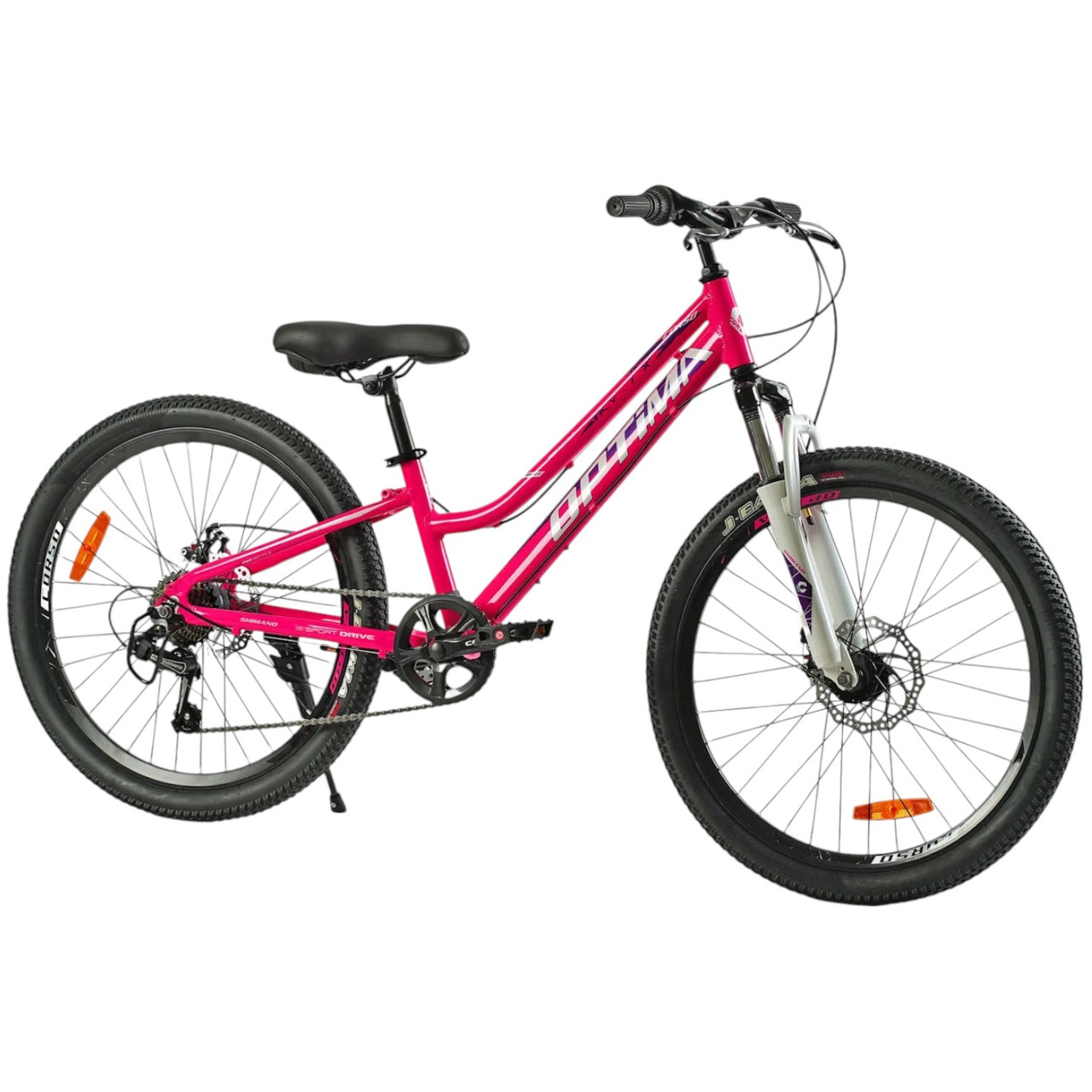 Спортивний велосипед 24 "дюймів (рама 11", Shimano 21 швидкість, складання 75%) Corso Optima TM-24811, фото 1
