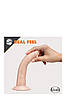 Фалоімітато реалістичний Blush Dr. Skin самозмащувальний, на присосці, бежевий, фото 3