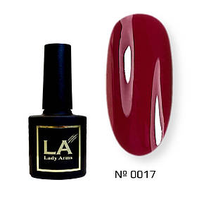 0017 L лайт Lady Arms червоний гель-лак gel polish