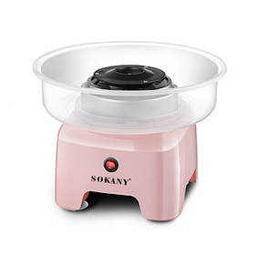 Апарат для солодкої вати Sokany SK-520 настільний, рожевий