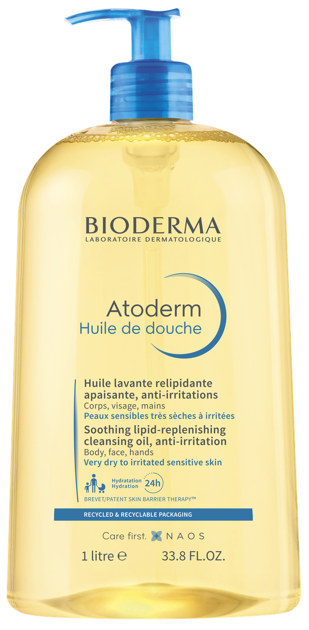 Біодерма Атодерм Масло для душу ультрапоживне Bioderma Atoderm Huile de douche 1 літр