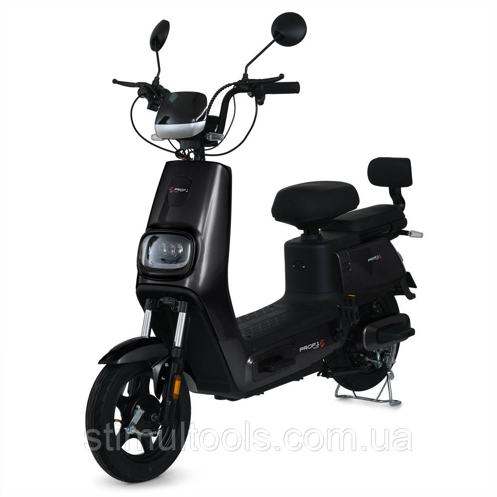 Електроскутер Prof1 MES 1031-1 FALCON/BAT чорний двигун 500 Вт, фото 1