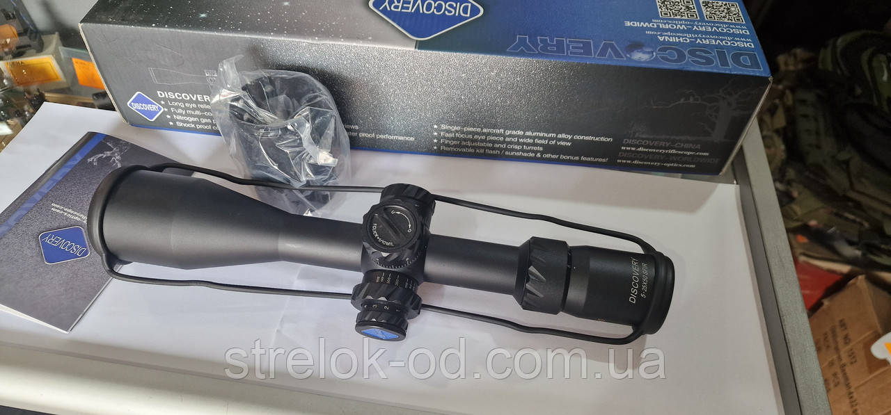 Оптичний приціл Discovery Optics HD 5-25X50 SFIR DLTW SFP IR-MIL