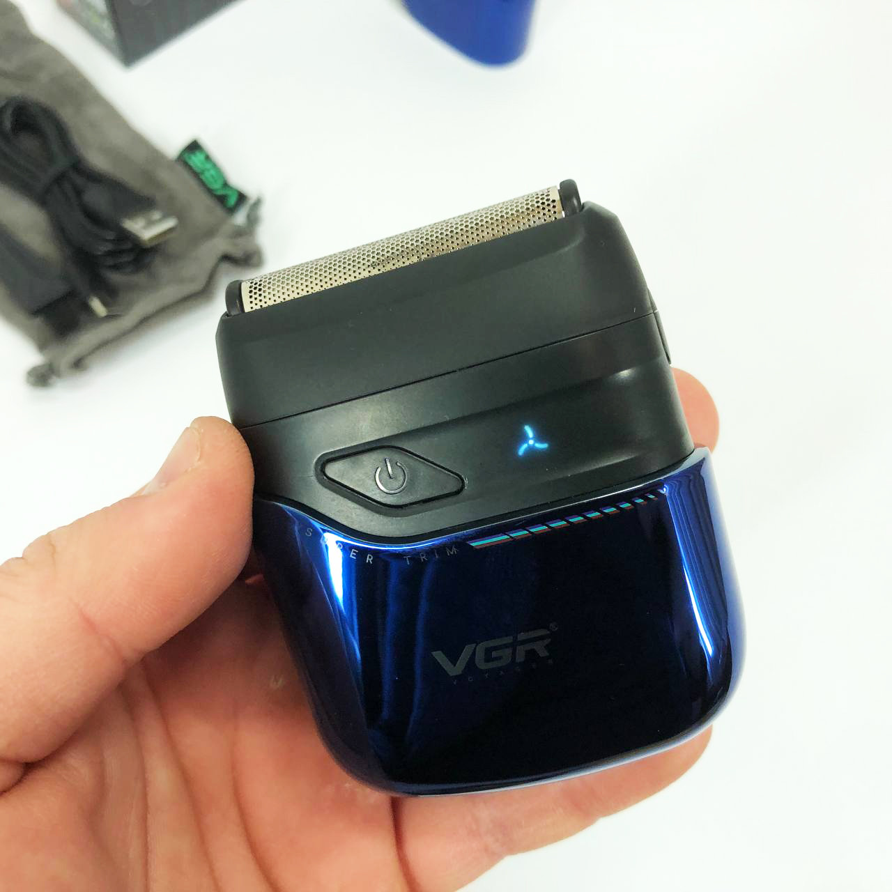 Електробритва VGR V-364 BLUE шейвер