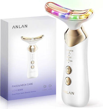 ANLAN Апарат для краси обличчя 8-в-1 EMS Facial Roller Cassa, фото 1