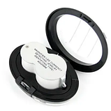 Лупа ювелірна NO.9888 з LED підсвічуванням + UV, 40-а кратне збільшення, діам.-25мм, фото 4