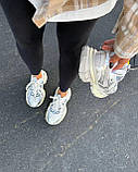 Жіночі кросівки в стилі 3XL, колір айворі, фото 3