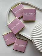 Преміум шоколад чорний 6 г з вашим логотипом - іміджевий презент для студій флористики 100 шт., фото 6