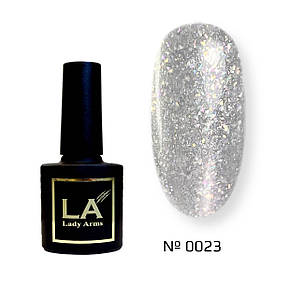 0023 L лайт Lady Arms білий шайн гель-лак gel polish