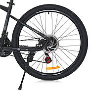 Велосипед двоколісний (діаметр коліс 26", сталева рама, підніжка, складання 75%) MTB 2605-1 Чорний, фото 10