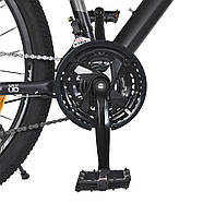 Велосипед двоколісний (діаметр коліс 26", сталева рама, підніжка, складання 75%) MTB 2605-1 Чорний, фото 5