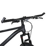 Велосипед двоколісний (діаметр коліс 26", сталева рама, підніжка, складання 75%) MTB 2605-1 Чорний, фото 6