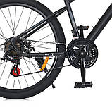 Велосипед двоколісний (діаметр коліс 26", сталева рама, підніжка, складання 75%) MTB 2605-1 Чорний, фото 10