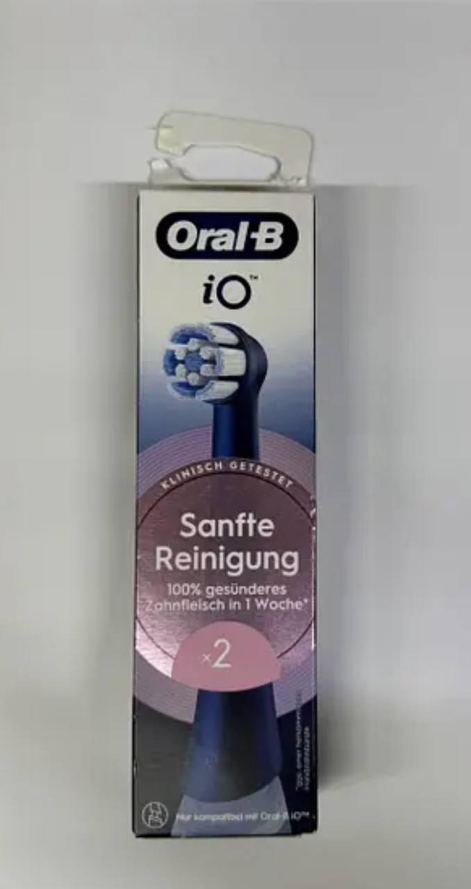 Насадки для електричної щітки Oral-B iO Sanfte Reinigung, чорний 2 шт.