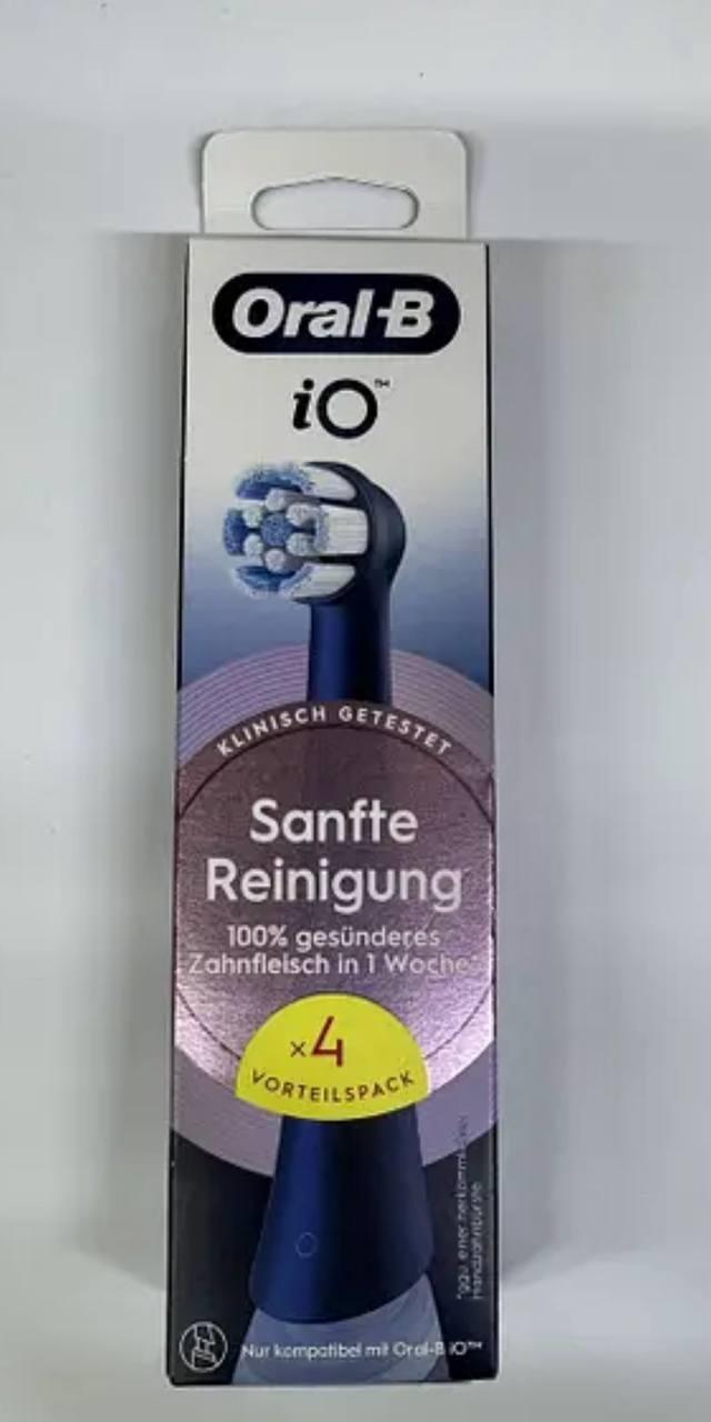 Насадки для електричної щітки Oral-B iO Sanfte Reinigung, чорний 4 шт.