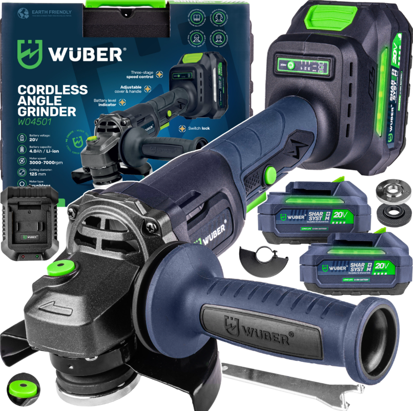Акумуляторна болгарка WUBER W-04501, фото 1