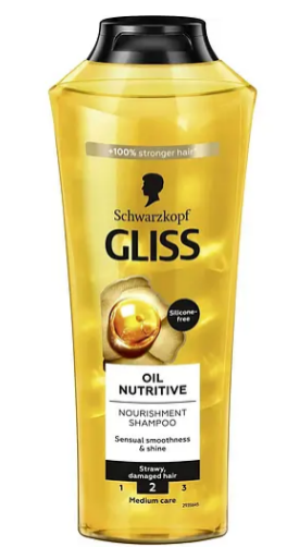 Шампунь Gliss Oil Nutritive для сухого та пошкодженого волосся 400 мл