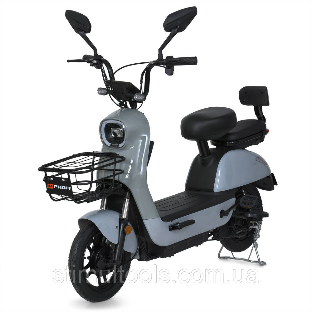 Электроскутер Prof1 MES 1024-6 IZUMI/BAT серый двигатель 500 Вт, фото 1