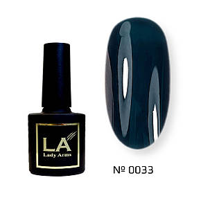 0033 L лайт Lady Arms синій гель-лак gel polish