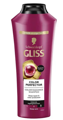 Шампунь Gliss Color Perfector для фарбованого та мелірованого волосся 400 мл, фото 1