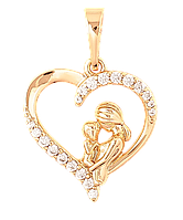 Кулон Xuping Позолота 18K «Любов матері» для ланцюжка до 6мм