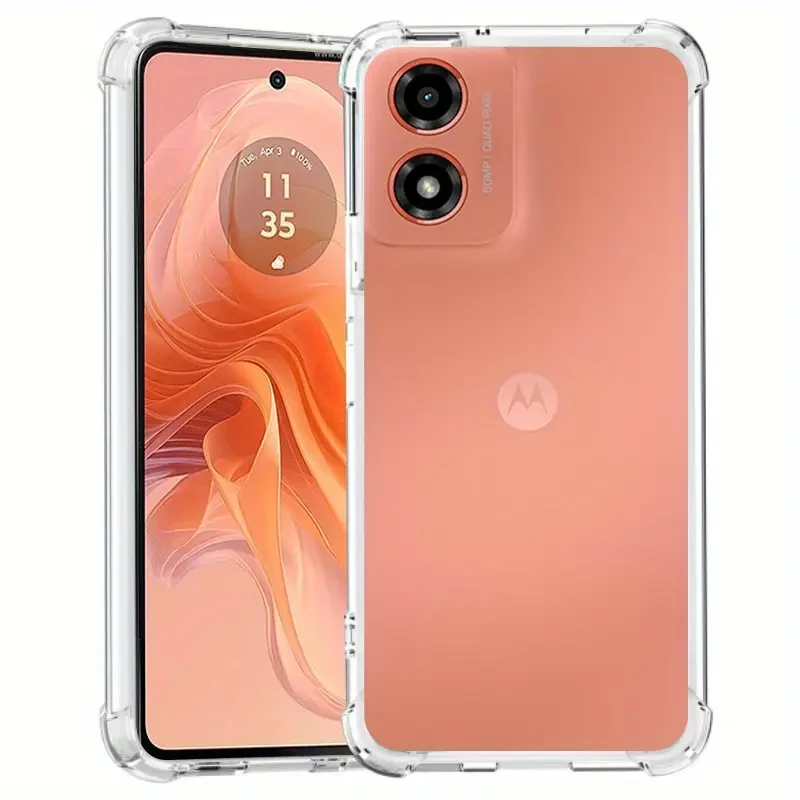 Протиударний прозорий чохол для Motorola Moto G04 / G04S / E14