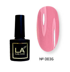 0036 L лайт  Lady Arms рожевий гель-лак gel polish